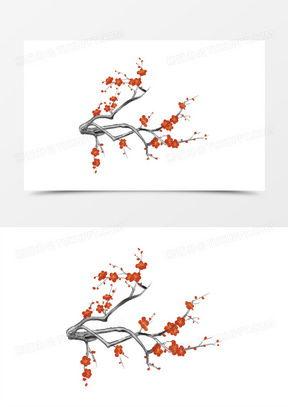 腊梅国画图片大全,寒香傲骨，墨韵生辉