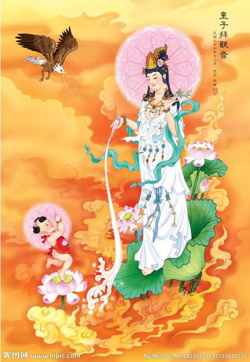 观音佛像图片大全动态,精美绝伦图鉴赏析