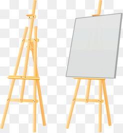 画架图片,画架下的创意天地