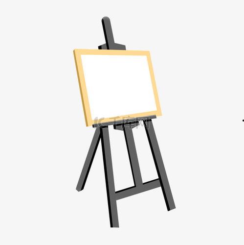 画架图片,画架下的创意天地