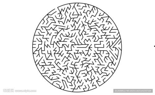 迷宫图片,穿越迷雾的智慧之旅